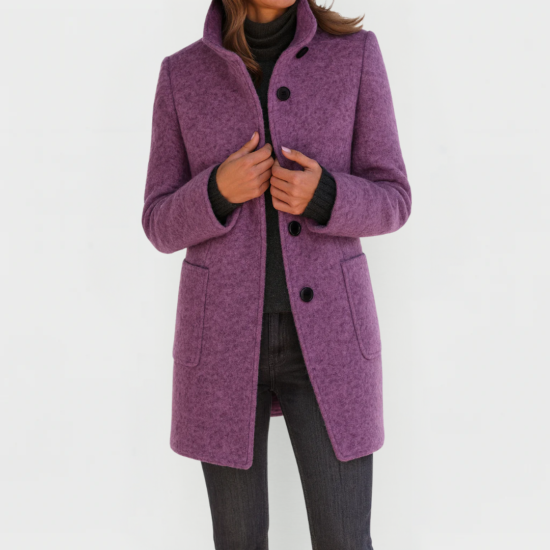 Eleonora | Funnel Neck Coat