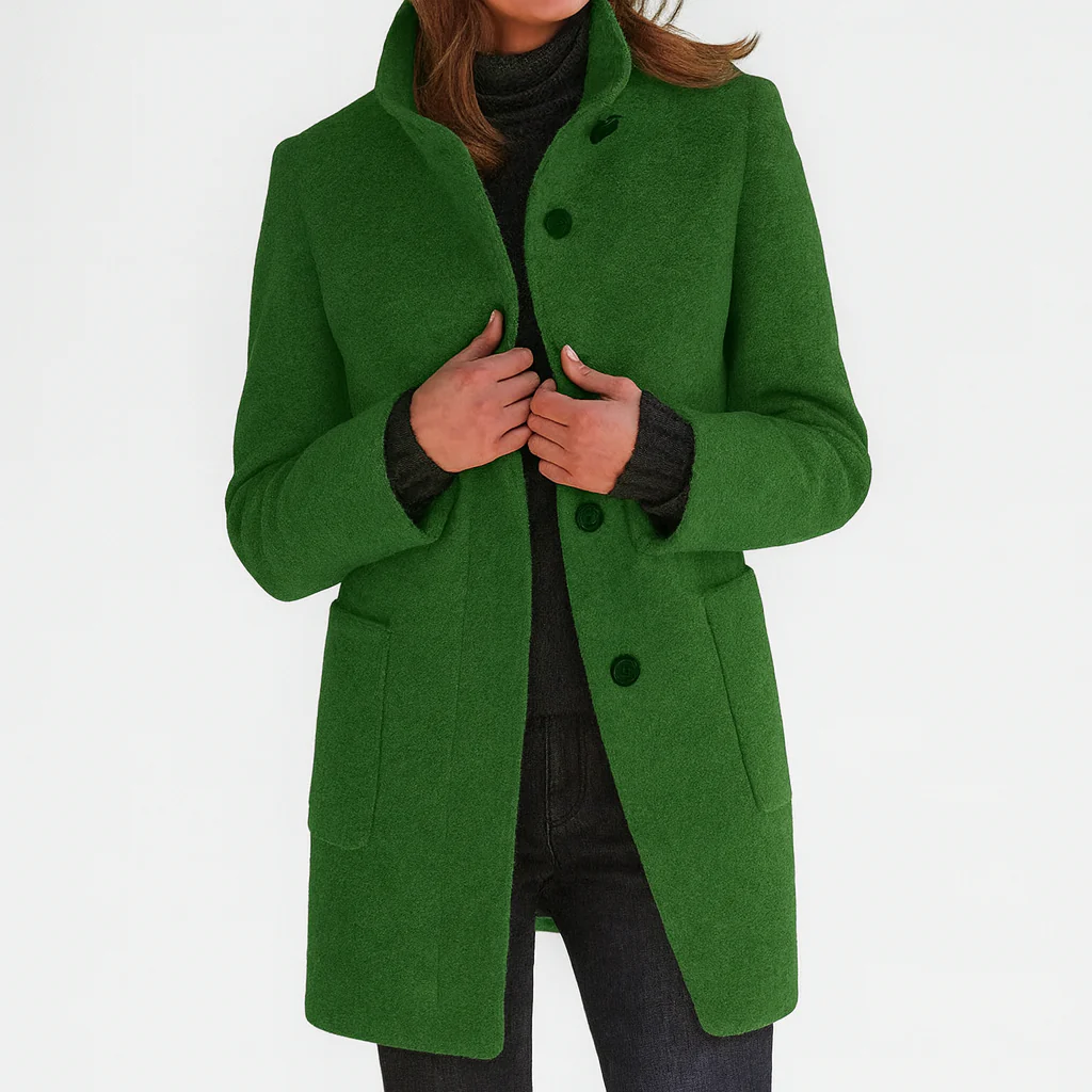 Eleonora | Funnel Neck Coat